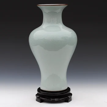 Jingdezhen ceramics kiln Antique Vase Decoration crack glaze fishtail Home Furnishing decorated living room decoration
Jingdezhen ceramics kiln Antique Vase Decoration crack glaze fishtail Home Furnishing decorated living room decoration