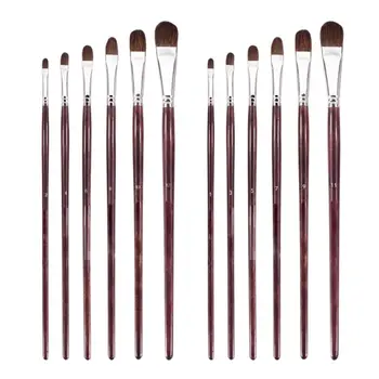 Purple Printed Round Head Pen Paint Brush Wolf Hair Brush for Canvas Painting Acrylic Paint Oil Paint Long Handle Brushes
Purple Printed Round Head Pen Paint Brush Wolf Hair Brush for Canvas Painting Acrylic Paint Oil Paint Long Handle Brushes