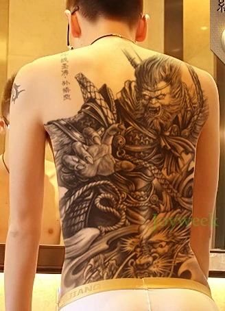 Waterproof Temporary Tattoo Sticker China myth whole back tattoo Handsome Monkey King tatto stickers flash tatoo fake tattoos
Waterproof Temporary Tattoo Sticker China myth whole back tattoo Handsome Monkey King tatto stickers flash tatoo fake tattoos