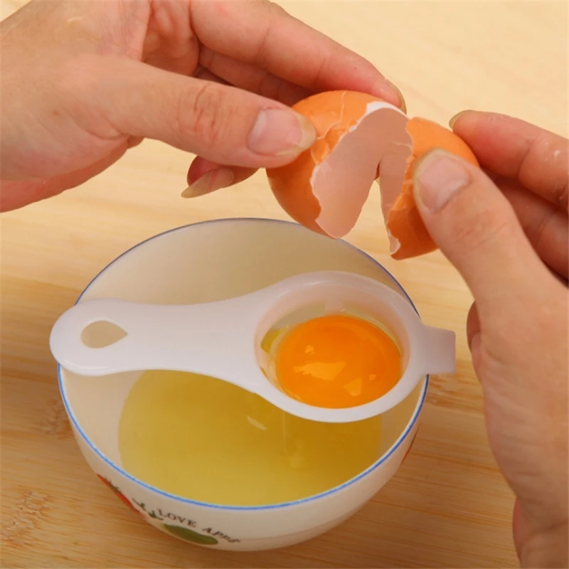 2pcs Plastic Egg Divider White Yolk Device Yolk Separator Creative Kitchen Tool PP Egg Tools Eco-friendly Cooking Product
2pcs Plastic Egg Divider White Yolk Device Yolk Separator Creative Kitchen Tool PP Egg Tools Eco-friendly Cooking Product