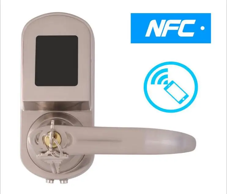 NFC card lock smart lock Android smartphone NFC smart door lock NFC mobile phone smart locks hotel apartment with iOS and Androd
NFC card lock smart lock Android smartphone NFC smart door lock NFC mobile phone smart locks hotel apartment with iOS and Androd