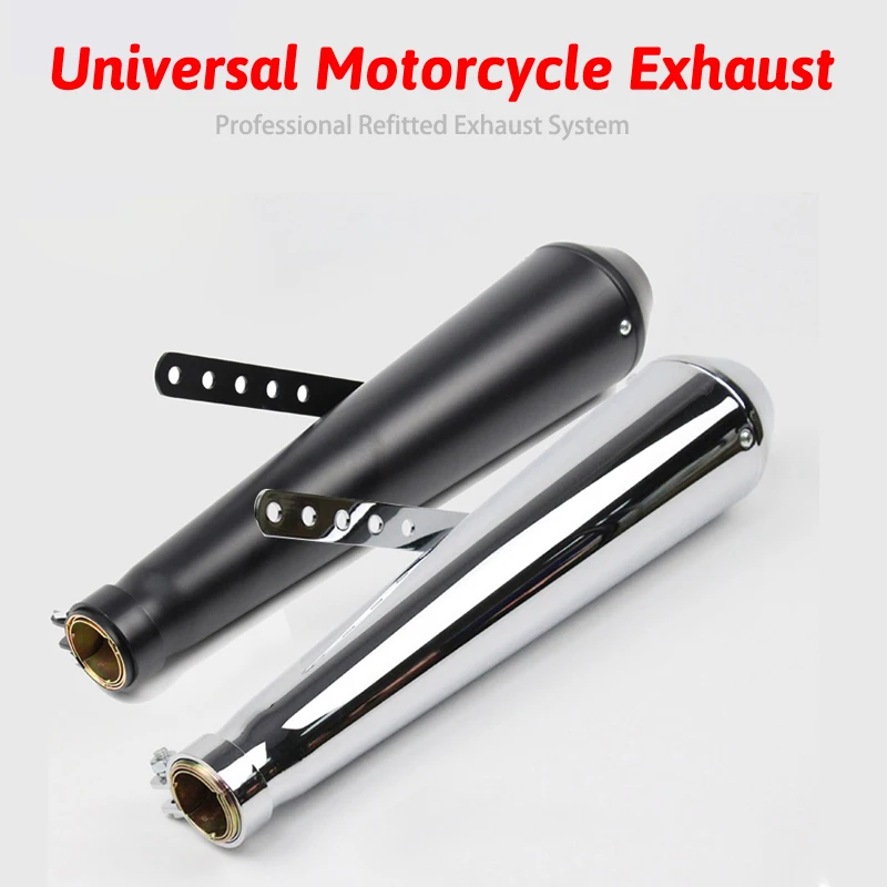 Universal 39-46mm Retro Electroplating chrome Motorcycle Muffler Exhaust Pipe Vertical Vintage Pressure Case
Universal 39-46mm Retro Electroplating chrome Motorcycle Muffler Exhaust Pipe Vertical Vintage Pressure Case