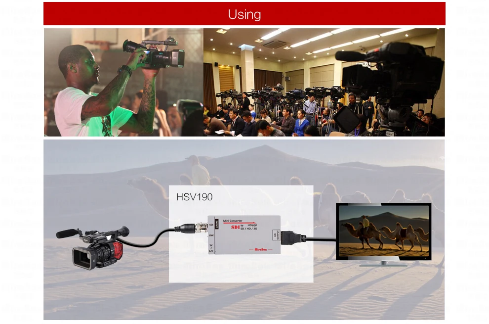 1080P Mini 3G SDI To HDMI Converter With Audio For HD Camera SDI To HDMI Video Converter Mini Box Support SDI3GHD SDI Signal (8)