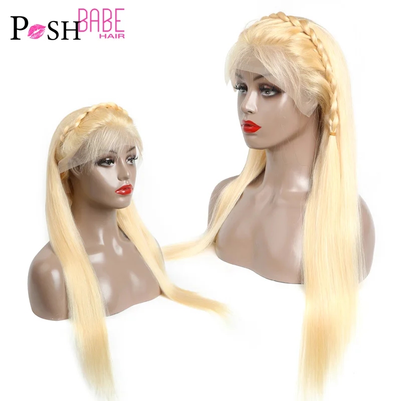 613 Lace Front Wigs Honey Blonde Color Full Hair Peruvian Straight Human Lace Wigs Pre Plucked 1B 613 Ombre Wigs for Black Women
613 Lace Front Wigs Honey Blonde Color Full Hair Peruvian Straight Human Lace Wigs Pre Plucked 1B 613 Ombre Wigs for Black Women