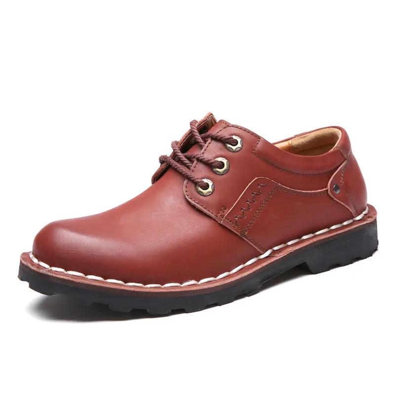 Business Genuine Leather Men Casual Shoes Adult Man Quality Spring Autumn Footwear Round Toe Male Lace-up Oxfords
Business Genuine Leather Men Casual Shoes Adult Man Quality Spring Autumn Footwear Round Toe Male Lace-up Oxfords
