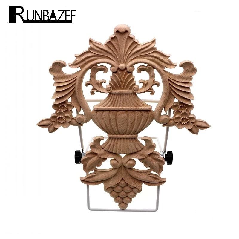 New Promotions 1 PC Rubber Wood Carvings Antique Furniture Decorative Decals Wonderful Classic
New Promotions 1 PC Rubber Wood Carvings Antique Furniture Decorative Decals Wonderful Classic