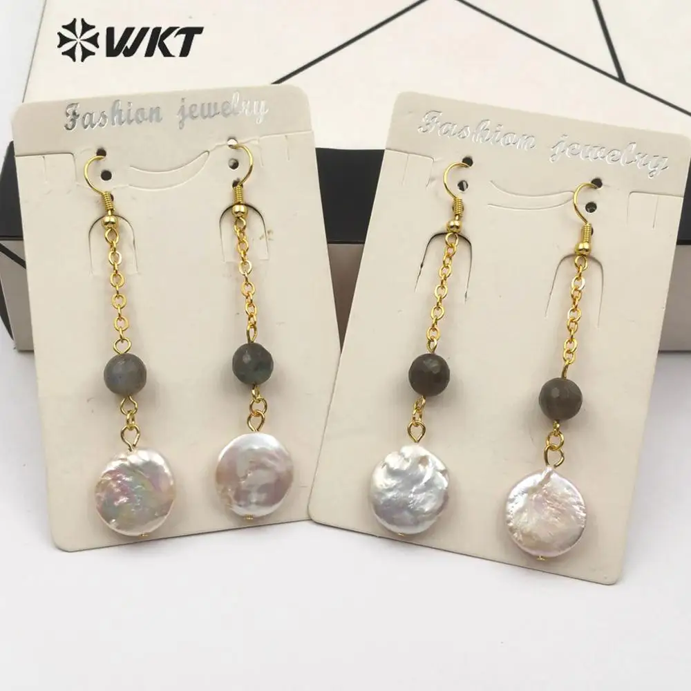 WT-E552 WKT Natural Freshwater Pearl Earring Pearl Jewelry Fashion Charm Women Vintage Earrings Jewelry
WT-E552 WKT Natural Freshwater Pearl Earring Pearl Jewelry Fashion Charm Women Vintage Earrings Jewelry