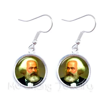 Karl Marx Philosopher 16 MM Earrings Socialism Marxism Glass Cabochon Drop Earrings Souvenir Gift For Women Girl
Karl Marx Philosopher 16 MM Earrings Socialism Marxism Glass Cabochon Drop Earrings Souvenir Gift For Women Girl