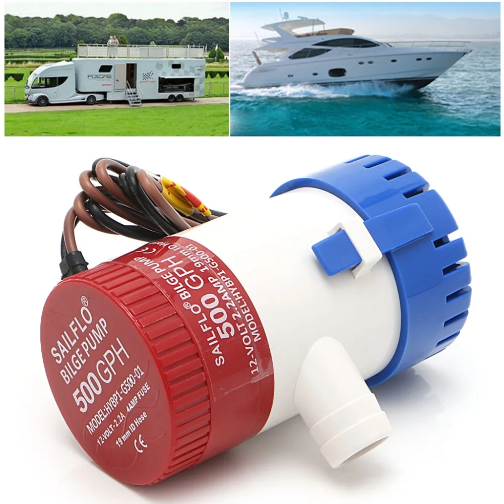 500GPH 12V Non-automatic Marine Electric Submersible Bilge Pump Pumps Parts Accessories
500GPH 12V Non-automatic Marine Electric Submersible Bilge Pump Pumps Parts Accessories