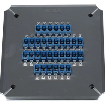 

fiber optic polishing fixture 24 26 32 port sc connectors polishing jig Machine Fiber Optic UPC APC Polish Housing Jig