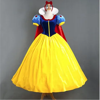 Free shipping Women fantasia Princess Snow White Cosplay Costume Carnival Party Women Adult Snow White Costumes with petticoat
Free shipping Women fantasia Princess Snow White Cosplay Costume Carnival Party Women Adult Snow White Costumes with petticoat