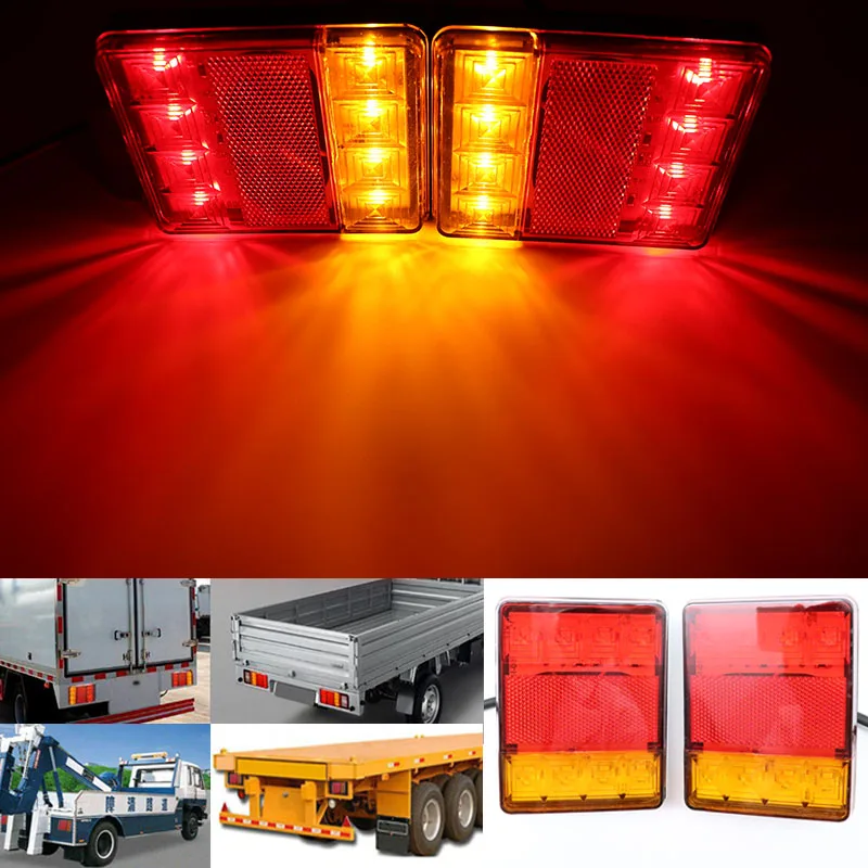2pcs 12V Waterproof Car Truck LED Rear Tail Light Brake stop Warning Lights Rear Lamp for Trailer Caravans UTE Campers ATV Vans
2pcs 12V Waterproof Car Truck LED Rear Tail Light Brake stop Warning Lights Rear Lamp for Trailer Caravans UTE Campers ATV Vans