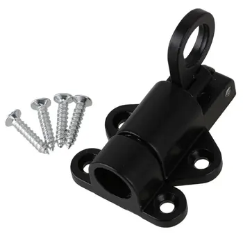 Black Aluminum Window Cabinet Pull Ring Spring Load Automatic Door Bolt Latches Lock With Screws
Black Aluminum Window Cabinet Pull Ring Spring Load Automatic Door Bolt Latches Lock With Screws