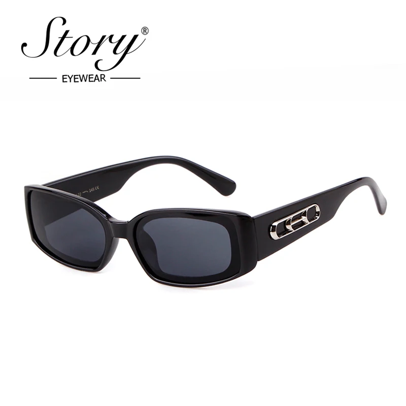 STORY 2018 Vintage Rectangle Sunglasses Women Men Brand Designer Retro Small Frame Square Sun Glasses Black Shades 90S Eyewear
STORY 2018 Vintage Rectangle Sunglasses Women Men Brand Designer Retro Small Frame Square Sun Glasses Black Shades 90S Eyewear