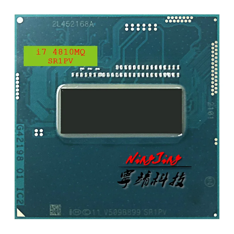 Процессор Intel Core i7 4810MQ SR1PV 2 8 ГГц четырехъядерный восьмипоточный 6 Мб 47 Вт Разъем G3 /