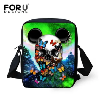 FORUDESIGNS Vintage Women&Men Messenger Bag 3D Cool Skull Printing Kindergarten Kids Small Crossbody Bag Children Shoulder Bag
FORUDESIGNS Vintage Women&Men Messenger Bag 3D Cool Skull Printing Kindergarten Kids Small Crossbody Bag Children Shoulder Bag