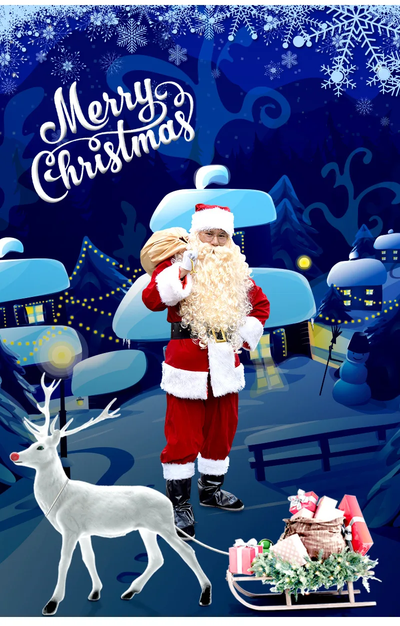 Cosplay&ware 10 Pcsset Deluxe Christmas Santa Claus Costume Cosplay Fancy Costumes Party Red Suit Coat Pants Beard Belt Hat Set 15 Cosplay&ware 10 Pcsset Deluxe Christmas Santa Claus Costume Cosplay Fancy Costumes Party Red Suit Coat Pants Beard Belt Hat Set -Cosplayware Store HTB14IOQXNrvK1RjSszeq6yObFXaV.jpg