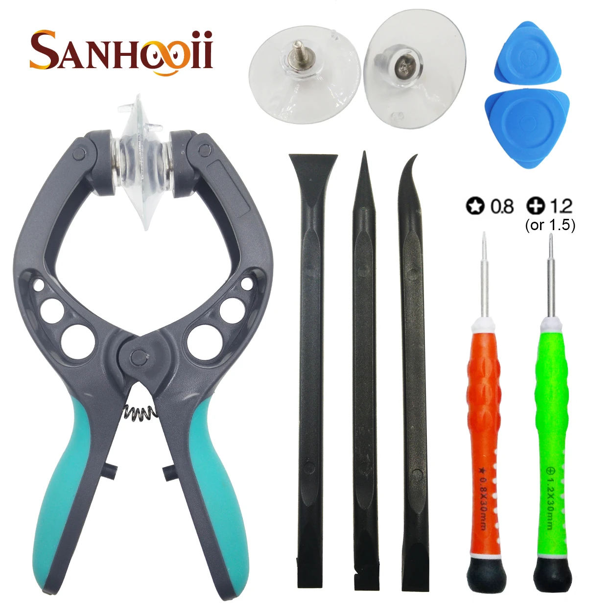 10 in 1 Mobile Phone Repair Tools Kit LCD Screen Opening Pliers Screwdrivers Pry Suction Cup Teardown for iPhone 4s 5 5s 6 6s
10 in 1 Mobile Phone Repair Tools Kit LCD Screen Opening Pliers Screwdrivers Pry Suction Cup Teardown for iPhone 4s 5 5s 6 6s