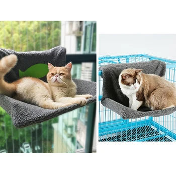 Winter Soft Hanging Bed For Cats Warm Fleece For Cat Dog Pet Bed Load 16.5Lbs Cat Railing Perch Hammock
Winter Soft Hanging Bed For Cats Warm Fleece For Cat Dog Pet Bed Load 16.5Lbs Cat Railing Perch Hammock