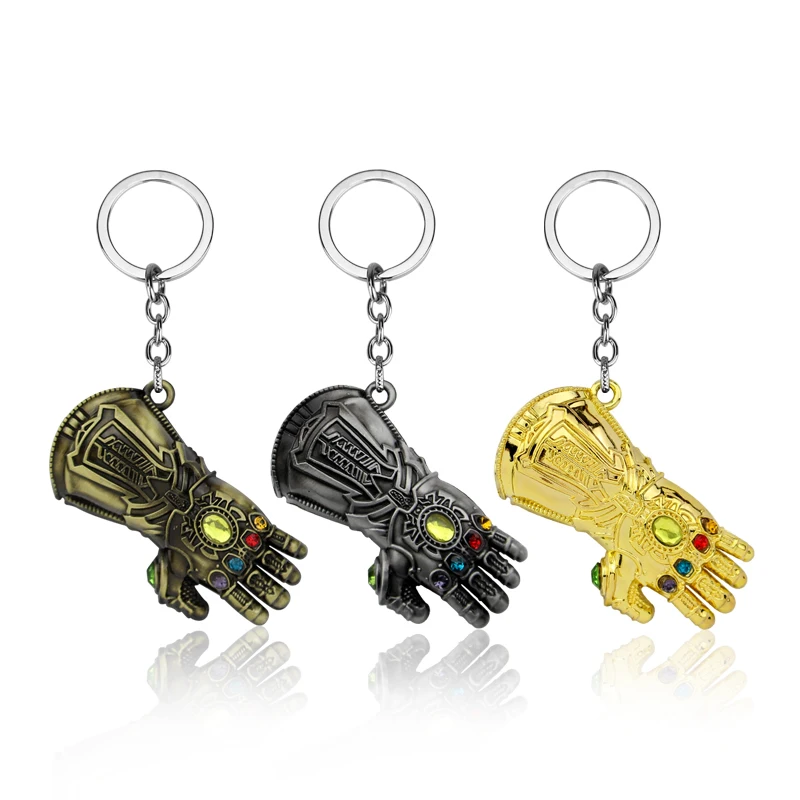 The Avengers Keychain Marvel Superhe Thanos Infinity glove Gauntlet Key chains Anime Key Ring For Christmas Gift Hulk Venom
The Avengers Keychain Marvel Superhe Thanos Infinity glove Gauntlet Key chains Anime Key Ring For Christmas Gift Hulk Venom