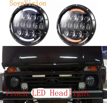 7 inch 105w Round LED Headlight with DRL High Low Beam Led Chip for Lada 4x4 urban Niva for JEEP Wrangler 2007-2016 Jk Tj Fj
7 inch 105w Round LED Headlight with DRL High Low Beam Led Chip for Lada 4x4 urban Niva for JEEP Wrangler 2007-2016 Jk Tj Fj