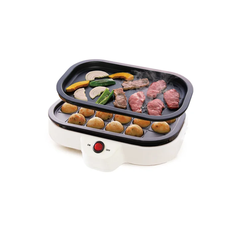 Мини-гриль для барбекю сковорода стейка выпечки электрическая машина шариков