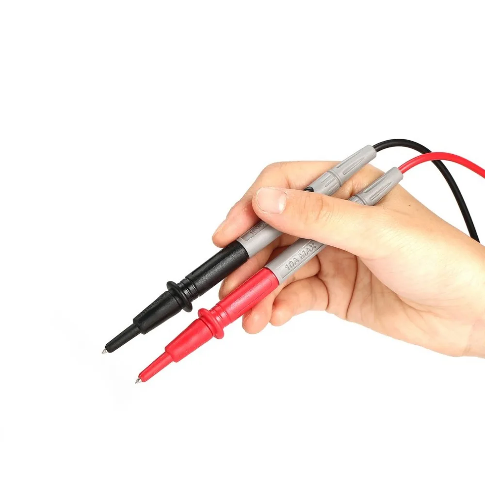 Digital Multimeter Universal Probe Test Leads Cable Pin Needle Tip Multi Meter Tester Wire Test Pen 10A/1000V CATIII 1 Pair 
Digital Multimeter Universal Probe Test Leads Cable Pin Needle Tip Multi Meter Tester Wire Test Pen 10A/1000V CATIII 1 Pair