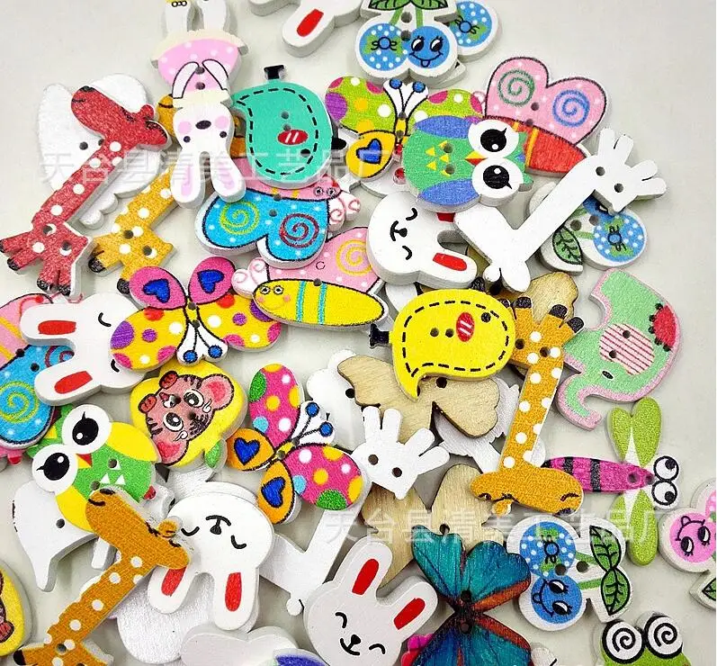 50pcs Mixed Cartoon Animal 2 Holes Wooden Buttons Sewing Craft Scrapbooking DIY Wedding Party Decoration
50pcs Mixed Cartoon Animal 2 Holes Wooden Buttons Sewing Craft Scrapbooking DIY Wedding Party Decoration
