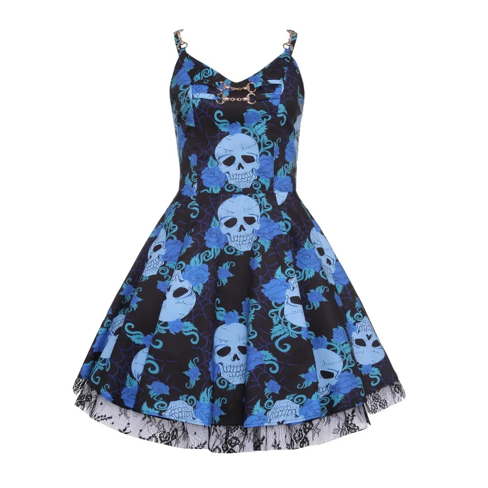Rosetic Gothic Skull Short Mini Dress Spaghetti Strap V Neck Beach Summer A Line Sleeveless Vintage Floral Beach Chain Dress
Rosetic Gothic Skull Short Mini Dress Spaghetti Strap V Neck Beach Summer A Line Sleeveless Vintage Floral Beach Chain Dress