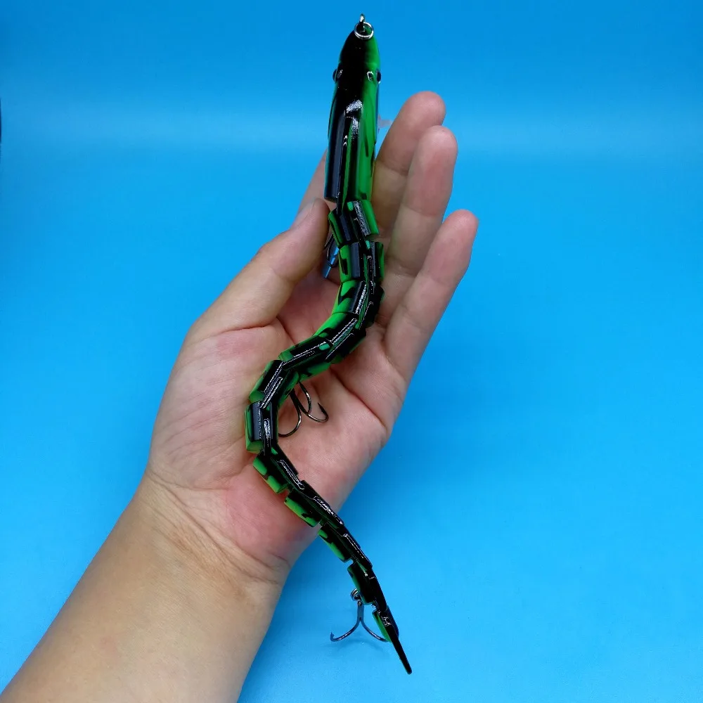 HOOFISH 1PCS 13 Segments Fishing lure 46g/22.5cm 3colors plastic artificial fishing wobbler tools 3 Hooks fishing tackle
HOOFISH 1PCS 13 Segments Fishing lure 46g/22.5cm 3colors plastic artificial fishing wobbler tools 3 Hooks fishing tackle