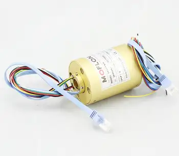 MOFLON ethernet slip rings 1channel 1000M 4 wires 10a with RJ45