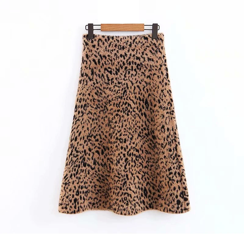 Winter Soft Real Mink Fur Skirts 2018 Women Velvet Leopard Midi Skirt Ladies Elegant Thick Skirts Womens Animal Print Jupe Femme
Winter Soft Real Mink Fur Skirts 2018 Women Velvet Leopard Midi Skirt Ladies Elegant Thick Skirts Womens Animal Print Jupe Femme