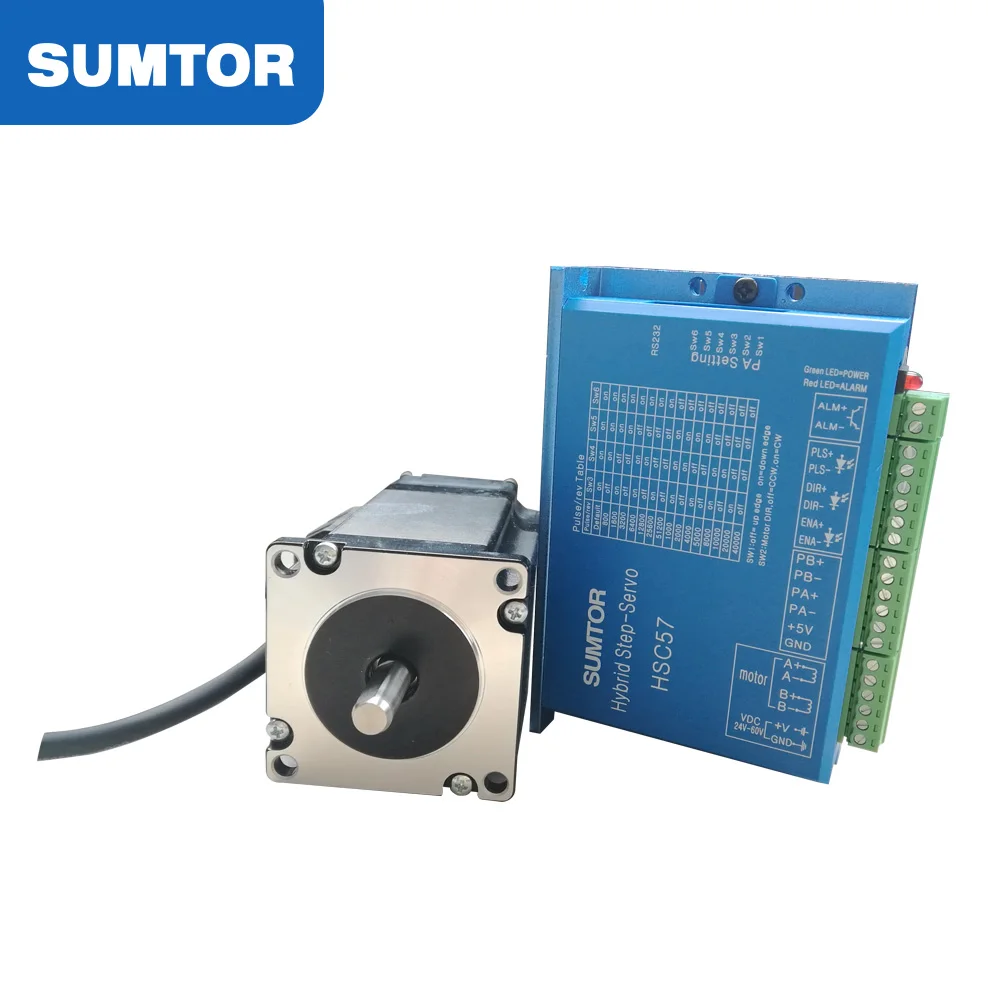 closed loop stepper nema 23 with encoder 76mm motor body length 2N.m holding torque 5A current
closed loop stepper nema 23 with encoder 76mm motor body length 2N.m holding torque 5A current