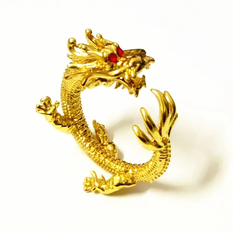 Creative trend domineering dragon opening ancient silver plated for women or men wedding ring with Red eyes Vintage jewelry
Creative trend domineering dragon opening ancient silver plated for women or men wedding ring with Red eyes Vintage jewelry