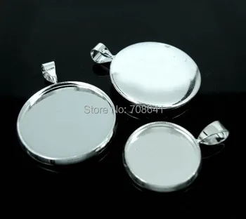 Blank Round Smooth Bezel with Bail Metal Pendant Bases Glass Cameo Cabochons Settings Findings DIY Jewelry Making Silver tone
Blank Round Smooth Bezel with Bail Metal Pendant Bases Glass Cameo Cabochons Settings Findings DIY Jewelry Making Silver tone