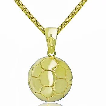 Football Soccer Pendants Necklaces Ball Sports Jewelry Gold Color Stainless Steel Snake Chain Men Bijoux 23in 10pcs
Football Soccer Pendants Necklaces Ball Sports Jewelry Gold Color Stainless Steel Snake Chain Men Bijoux 23in 10pcs