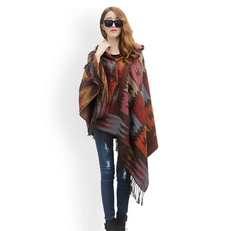 New fashion geometric bohemian cashmere poncho scarves with hat women blanket scarf lady winter thick warm cape shawl wraps
New fashion geometric bohemian cashmere poncho scarves with hat women blanket scarf lady winter thick warm cape shawl wraps