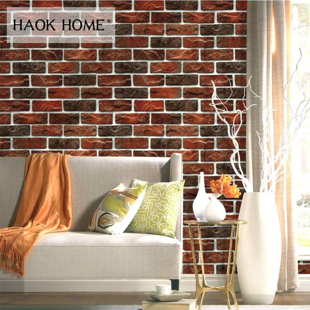 HaokHome classic Brick PVC Wallpaper Rolls 3D brown Rust Stone Stacked Paper Murals living room bedroom home wall decor
HaokHome classic Brick PVC Wallpaper Rolls 3D brown Rust Stone Stacked Paper Murals living room bedroom home wall decor