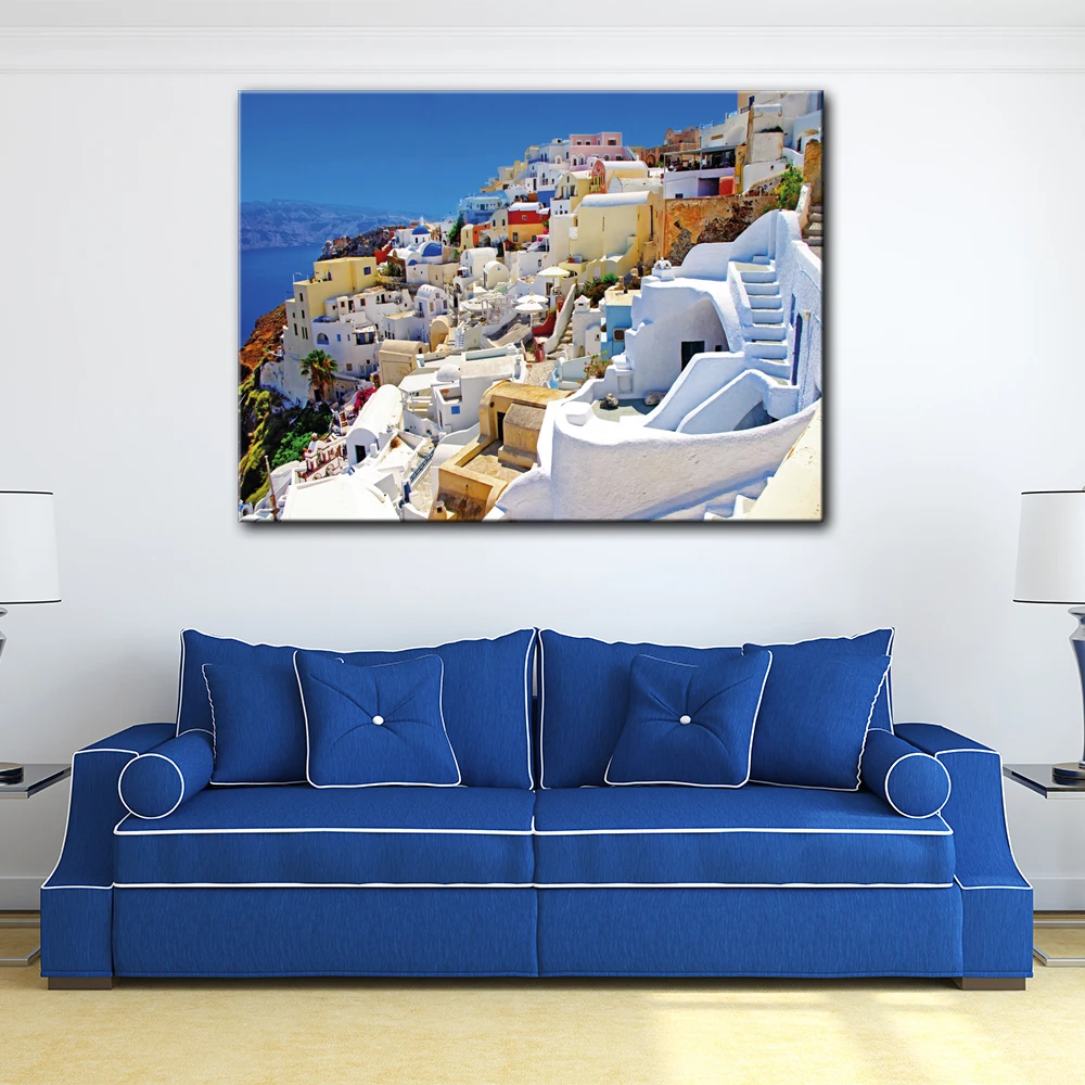 Santorini building seascape wall mural picture artwork canvas painting art HD printed wood frame plaque for home decorative
Santorini building seascape wall mural picture artwork canvas painting art HD printed wood frame plaque for home decorative