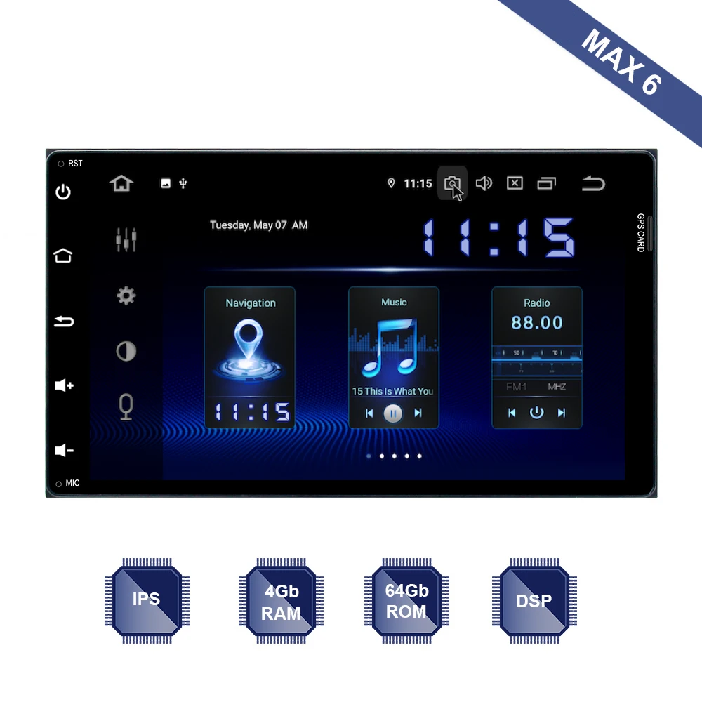 Android 9.0 Car Radio 2 Din GPS Navi for Toyota Corolla Auris Fortuner Auris innova 2017 2018 PX6 DSP IPS 4Gb+64Gb RDS WIFI BT
Android 9.0 Car Radio 2 Din GPS Navi for Toyota Corolla Auris Fortuner Auris innova 2017 2018 PX6 DSP IPS 4Gb+64Gb RDS WIFI BT