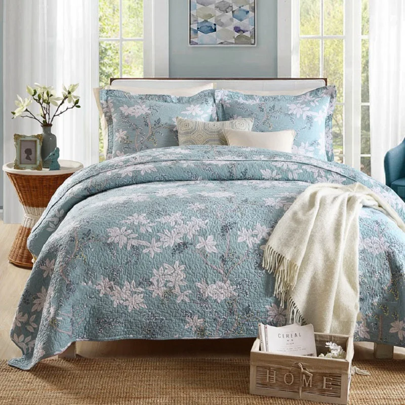 CHAUSUB Vintage Quality Quilt Set 3PCS Washed Cotton Quilted Bedspread Quilts Sheets Blanket Pillowcase Coverlet Set King Size
CHAUSUB Vintage Quality Quilt Set 3PCS Washed Cotton Quilted Bedspread Quilts Sheets Blanket Pillowcase Coverlet Set King Size