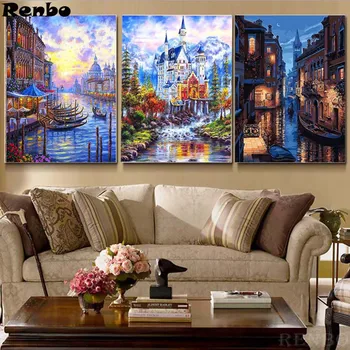3 Pcs/Set Sailing Boat DIY Painting By Numbers diamond painting Cross Stitch Venice town Diamond Embroidery Diamond Mosaic sale
3 Pcs/Set Sailing Boat DIY Painting By Numbers diamond painting Cross Stitch Venice town Diamond Embroidery Diamond Mosaic sale