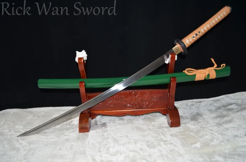 Hand Forged Japanese Samurai Kendo Sword KATANA 9260 spring Steel Full Tang sharp red Blade bamboo tsuba battle ready
Hand Forged Japanese Samurai Kendo Sword KATANA 9260 spring Steel Full Tang sharp red Blade bamboo tsuba battle ready