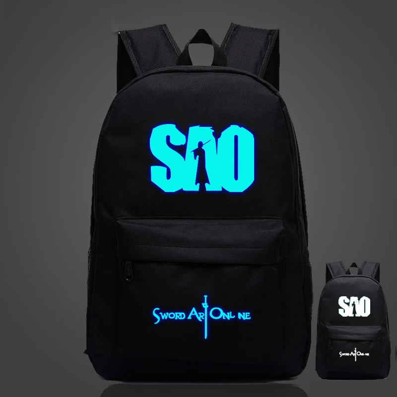 Anime Sword Art Online Luminous Backpack Teens Boys Girls Sword Art Online School Bag Women Men Travel Backpack Laptop Backpack
Anime Sword Art Online Luminous Backpack Teens Boys Girls Sword Art Online School Bag Women Men Travel Backpack Laptop Backpack