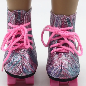 Cute Toys Accessory Roller Skates Shoes Fashionable Skateboard Girls Entertainment Gift Baby Glitter For 18inch American Dolls
Cute Toys Accessory Roller Skates Shoes Fashionable Skateboard Girls Entertainment Gift Baby Glitter For 18inch American Dolls