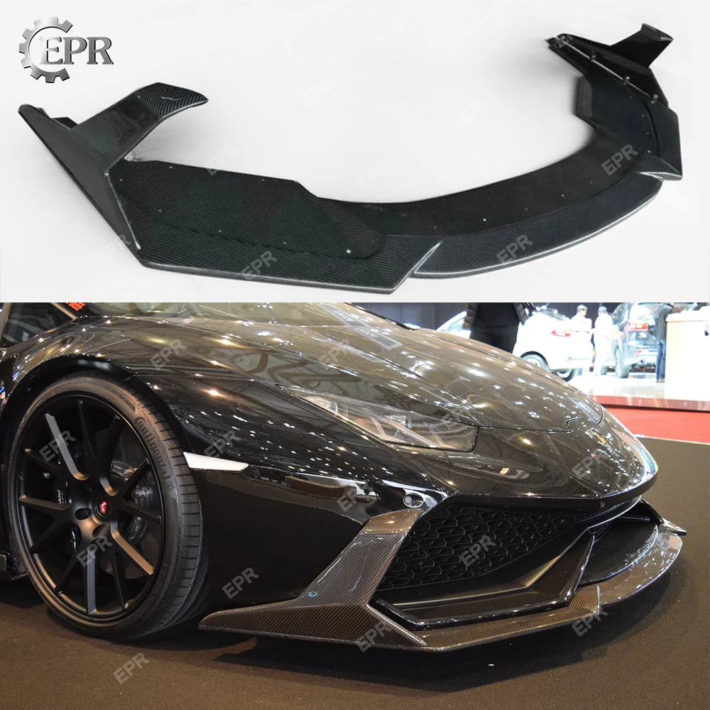 Carbon Fiber Front Lip For Lamborghini Huracan LP610 (2014+) DM Style Front Lip with Canard Body Kits Tuning Trim Huracan LP610
Carbon Fiber Front Lip For Lamborghini Huracan LP610 (2014+) DM Style Front Lip with Canard Body Kits Tuning Trim Huracan LP610