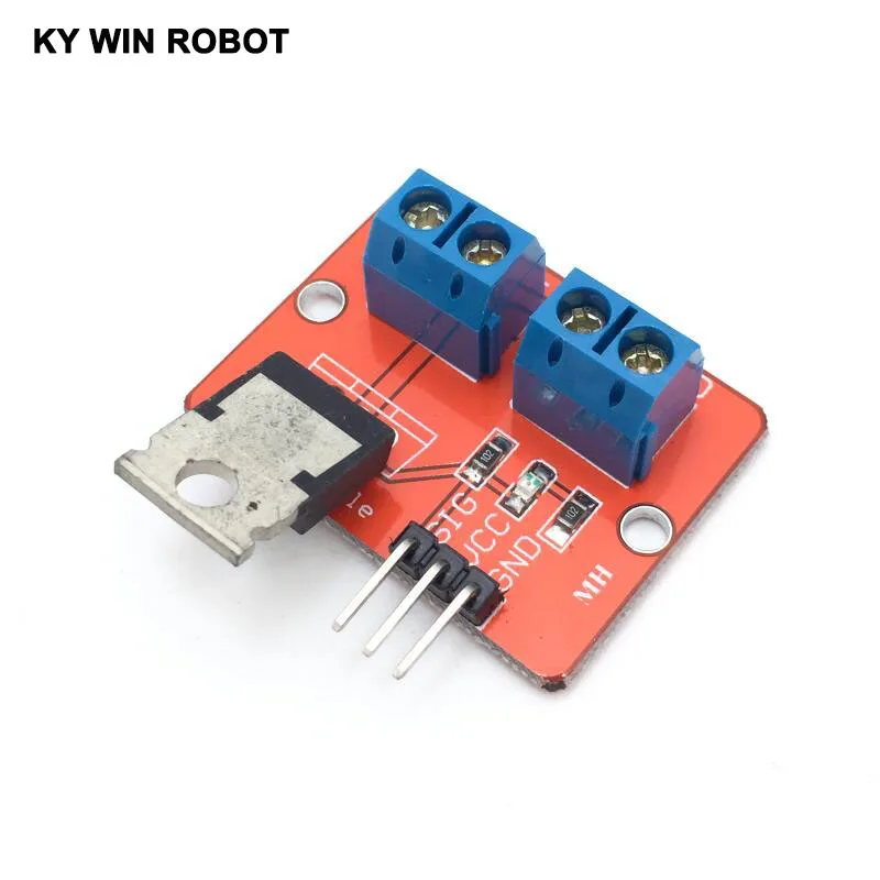 0-24V Top Mosfet Button IRF520 MOS Driver Module For Arduino MCU ARM For Raspberry pi
0-24V Top Mosfet Button IRF520 MOS Driver Module For Arduino MCU ARM For Raspberry pi