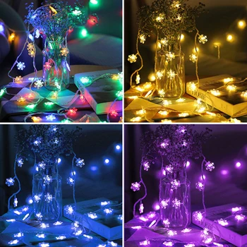 Christmas 5m 28 Ledbedroom Light String Small Snowflake Strip Light Tree Pendant Lights String Light Holiday Decoration For Home
Christmas 5m 28 Ledbedroom Light String Small Snowflake Strip Light Tree Pendant Lights String Light Holiday Decoration For Home