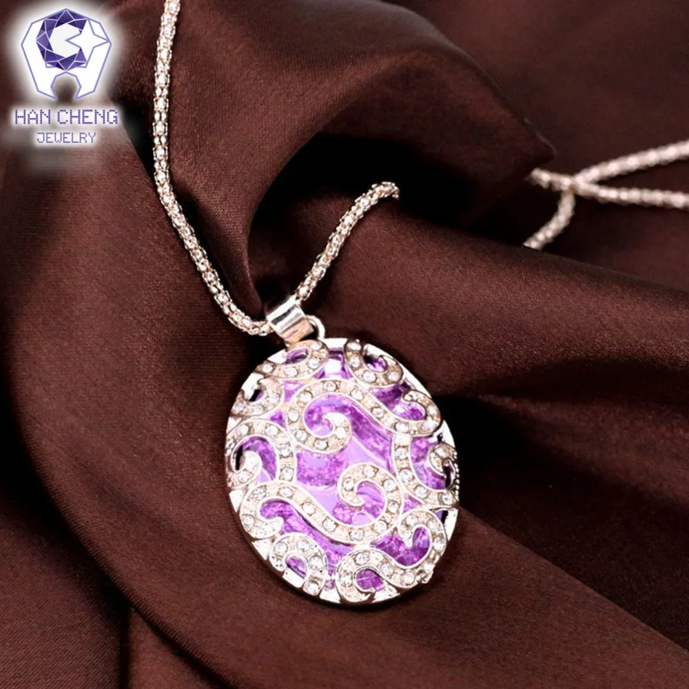 Fashion Oval Emboss Rhinestone Created Crystal Necklaces & Pendants Plated Gold Chain Long Statement Necklace Women Jewelry
Fashion Oval Emboss Rhinestone Created Crystal Necklaces & Pendants Plated Gold Chain Long Statement Necklace Women Jewelry