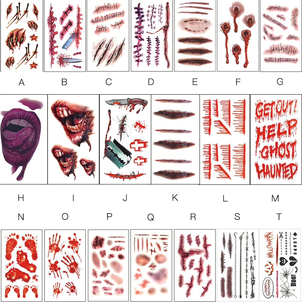 Stickers Home Decor Halloween Weird Scars Scars Active Atmosphere Tattoo Sticker Adesivo De Parede Room Decoration Wall Decor
Stickers Home Decor Halloween Weird Scars Scars Active Atmosphere Tattoo Sticker Adesivo De Parede Room Decoration Wall Decor